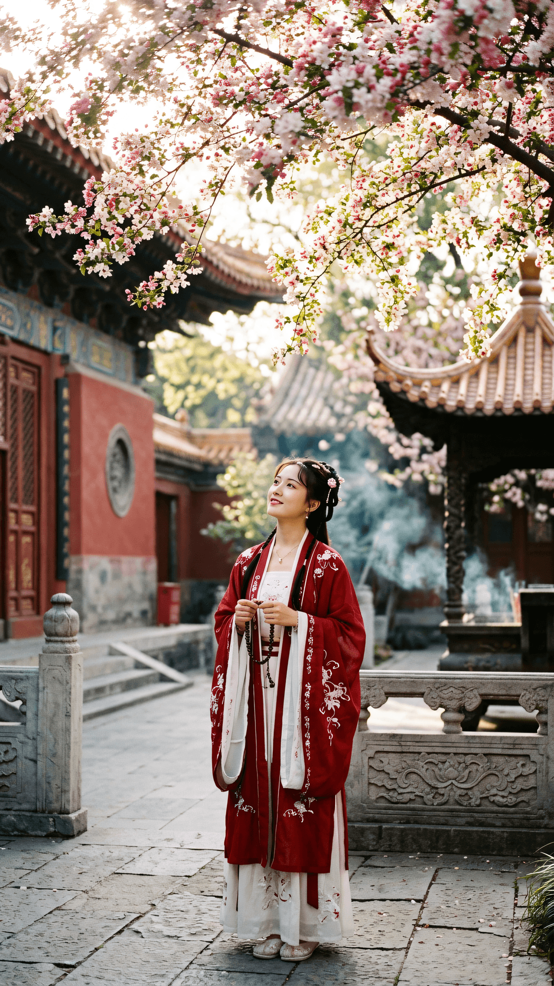 根深方能承重任，心定始见繁花开。莫道西迁路转远，莲台自在寸心中。