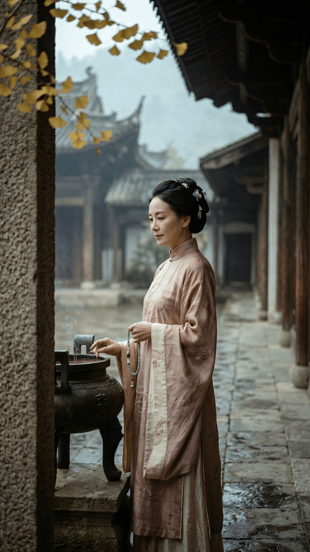 万象森罗皆影幻，一心不动自如如。尘劳世事无常度，坐看云起步莲舒。