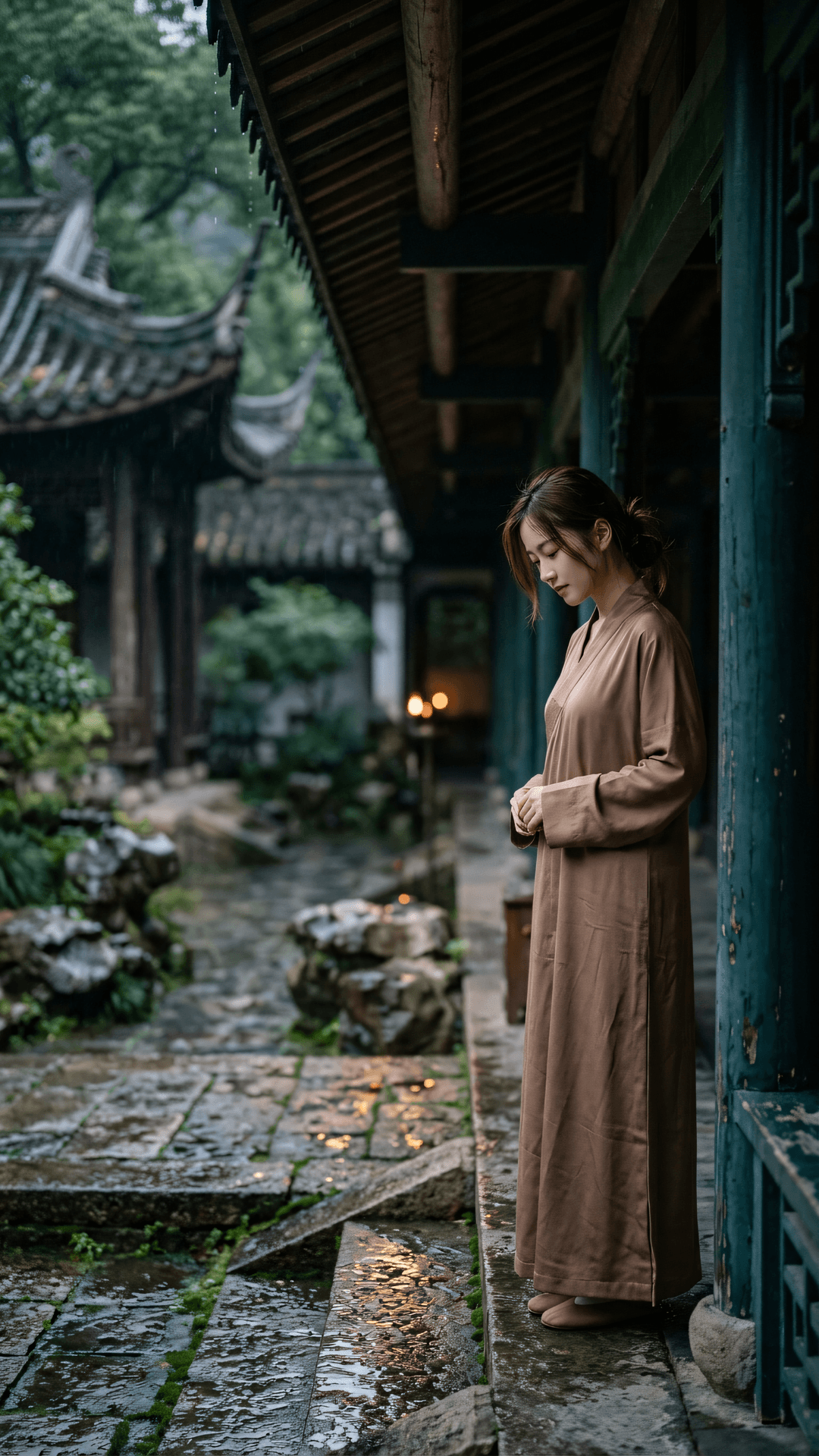 佛在灵山莫远求，灵山只在汝心头；人人有个灵山塔，好向灵山塔下修。