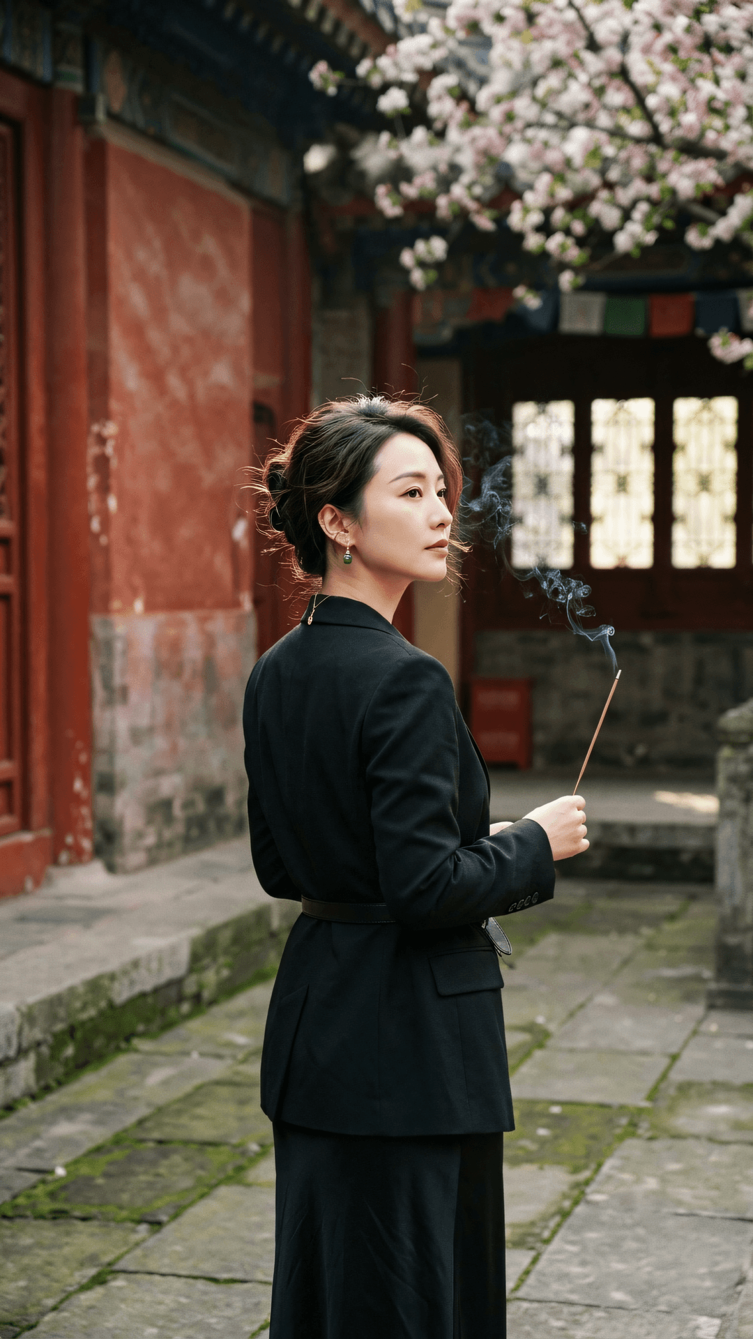 身如逆旅，百岁须臾。药师如来，照破忧苦。莫道桑榆晚，心灯亦如初。
