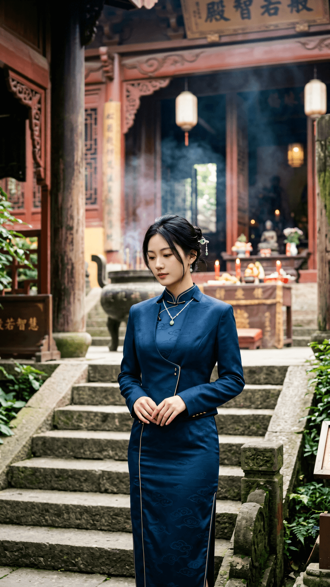 万种纠缠，不过是妄念与实相的拉扯。心若能退一步，此处便是清凉地。