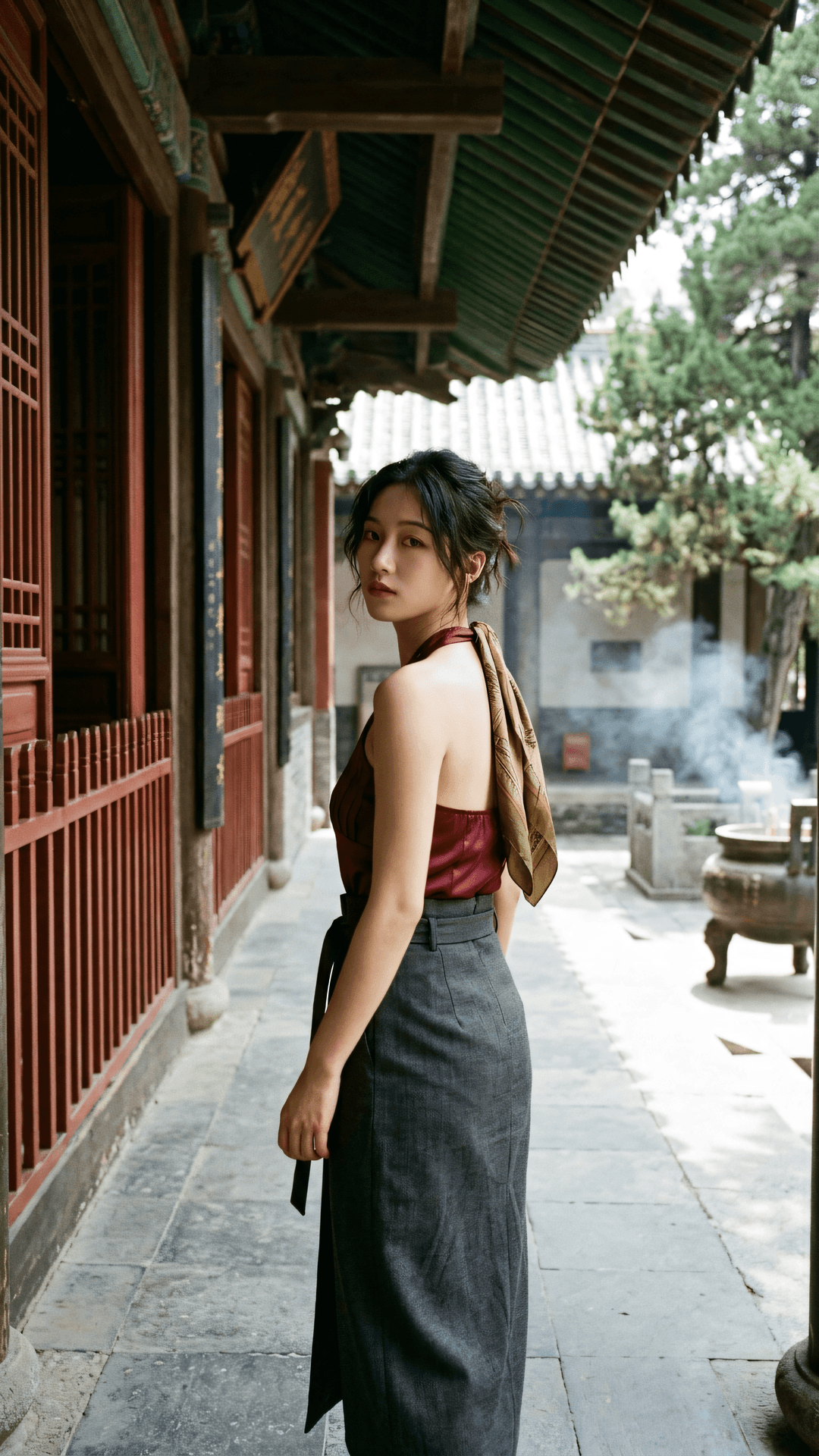 老而相惜，非为执着，乃是慈悲。心若无碍，独处或对坐，皆是清凉地。