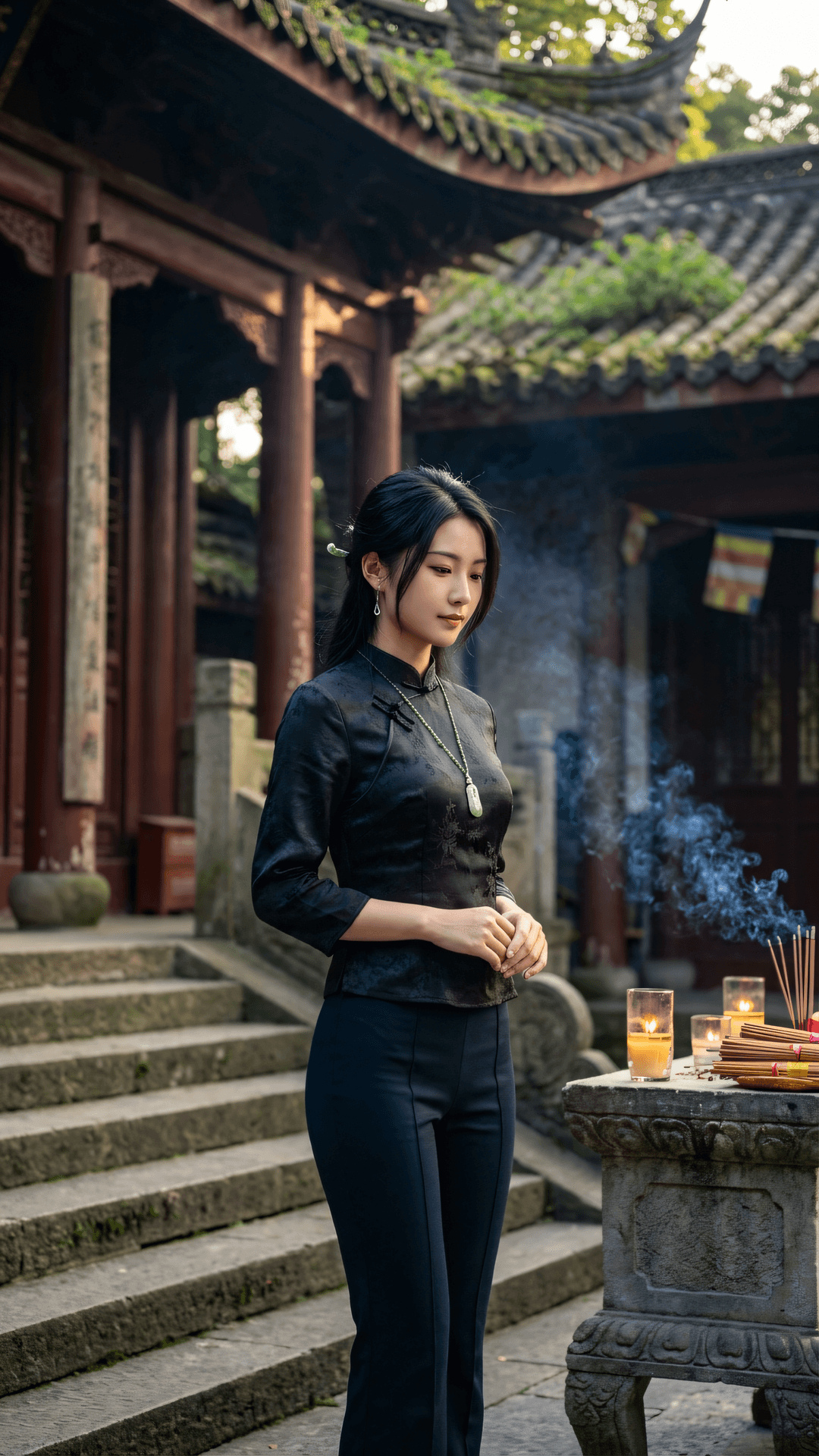 「忍之难，不在吞声，而在心无挂碍。凡所磨难，皆是道场，若能慈悲化刀剑，便是菩提心。」