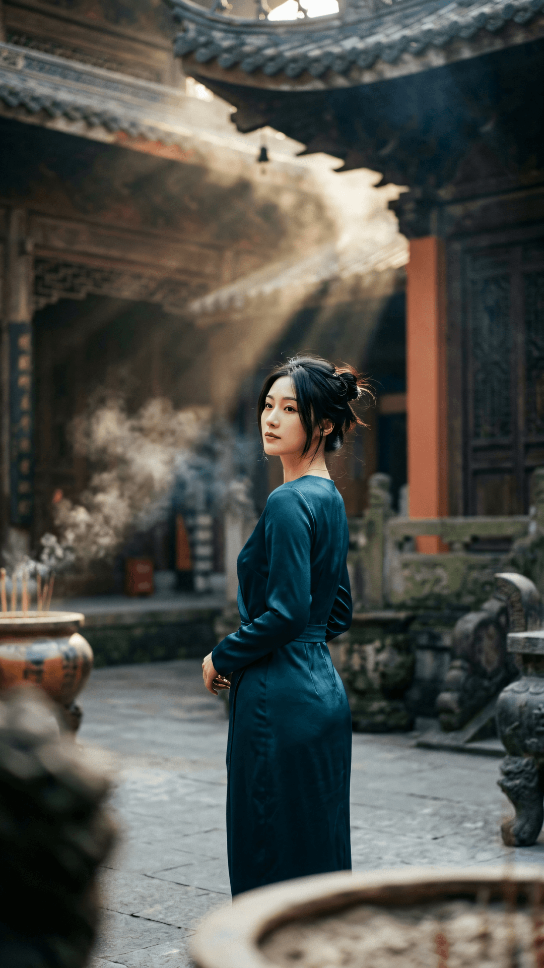 莫道浮生总匆匆，心头无事即归鸿。万千纷扰随烟去，独坐灵台照晚风。