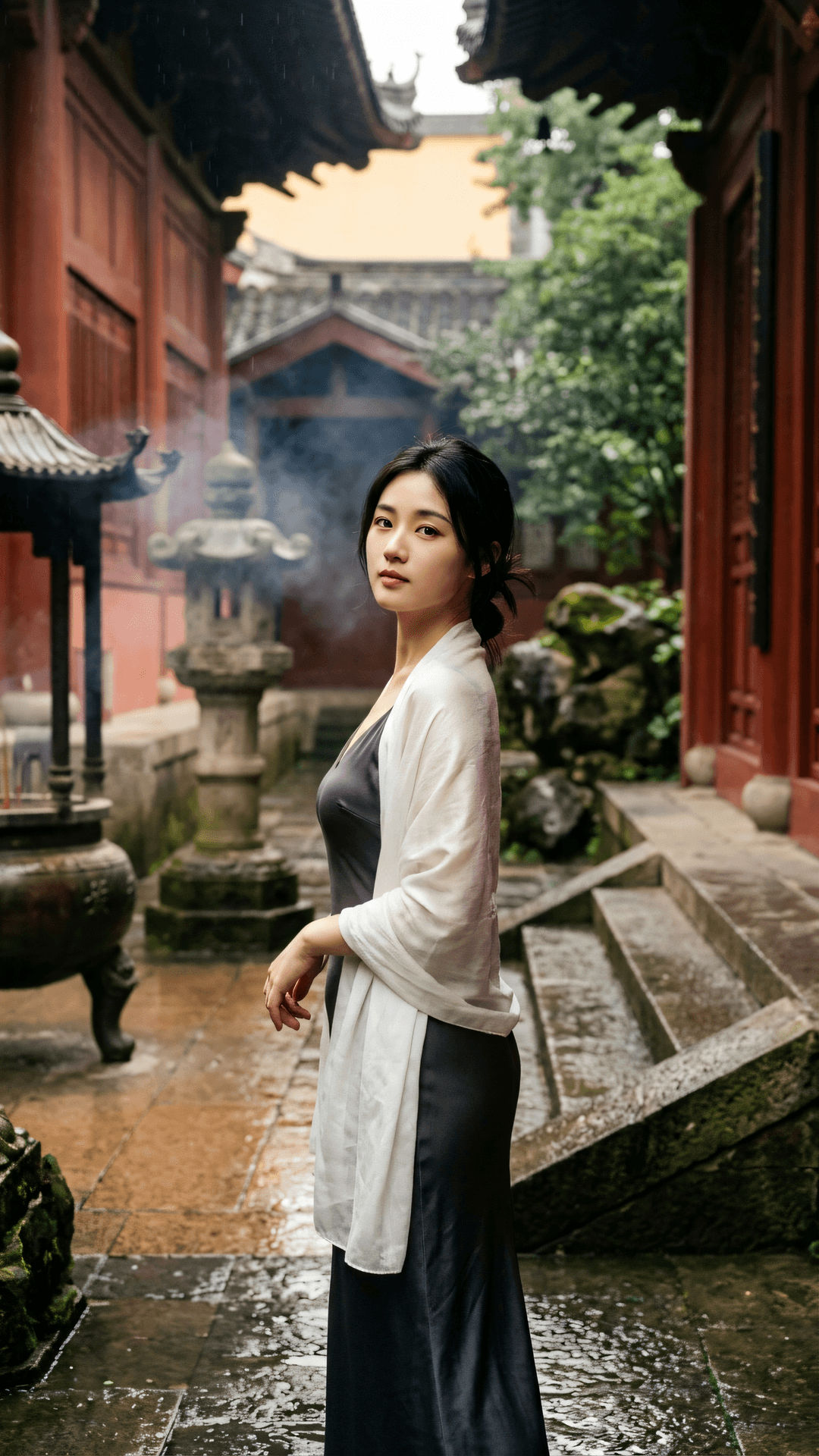 凡所有相，皆是虚妄。死生契阔，不过尘埃一瞬；与其执于残躯，不如放下幻妄，让心灯在无常中长明。