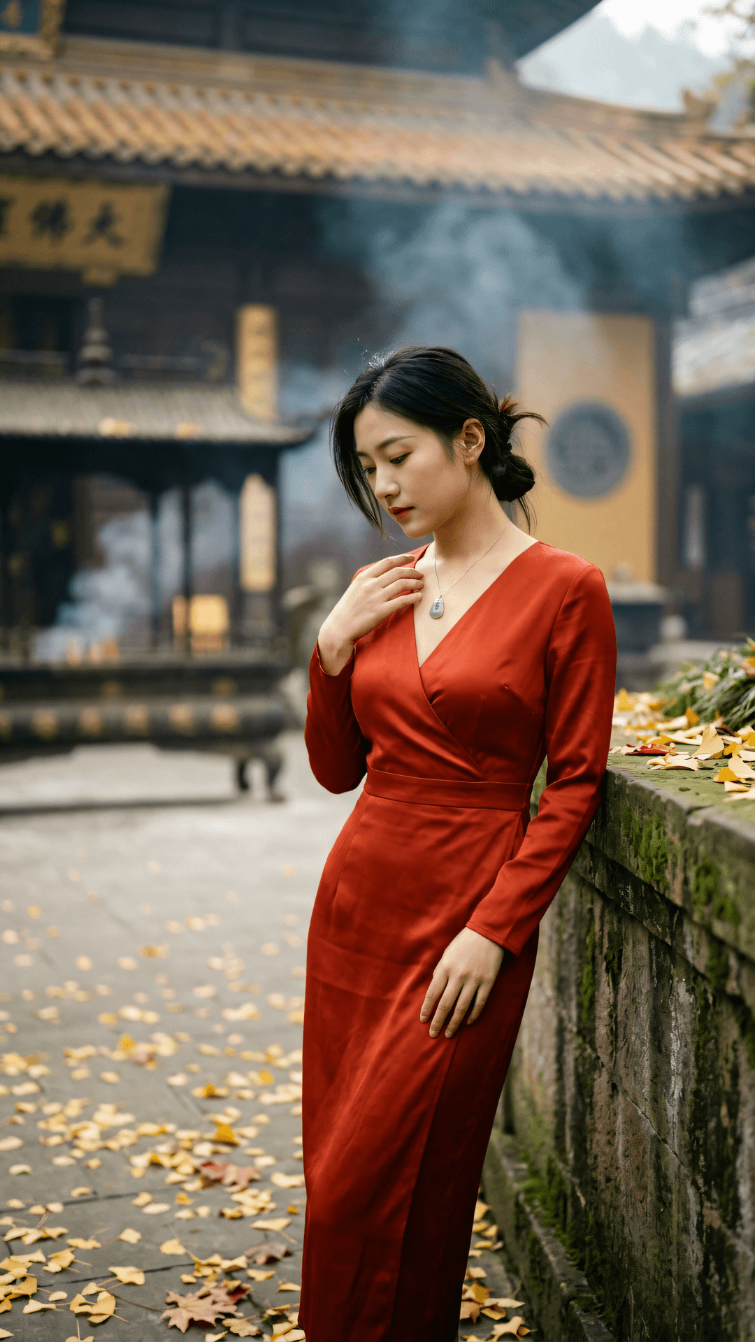万事随缘往，累了便在树下坐。放下非认输，而是与疲惫的自心，达成久违的言和。
