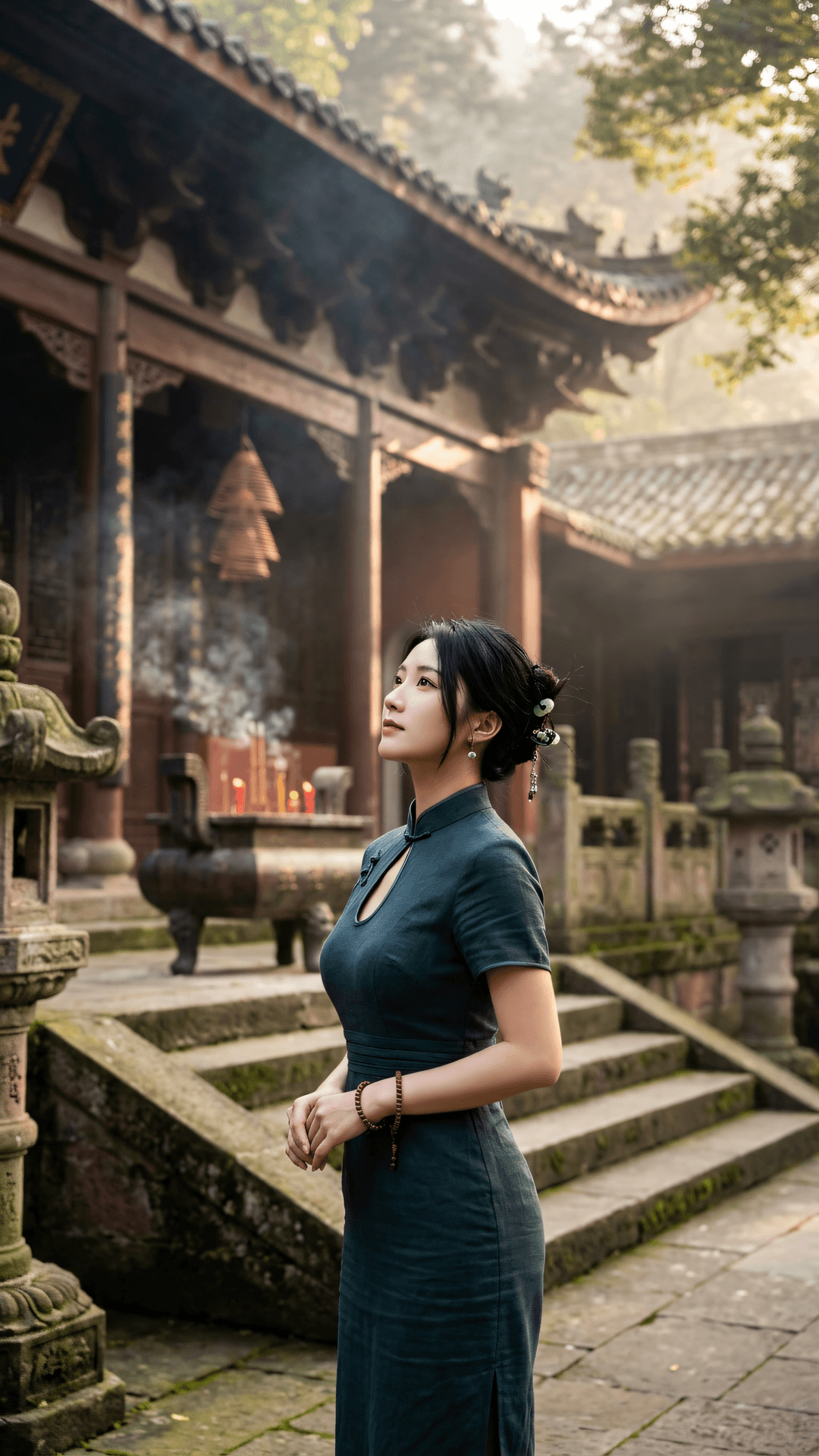 身如逆旅，莫与病争。正念观照，当下即是药师如来清凉地。