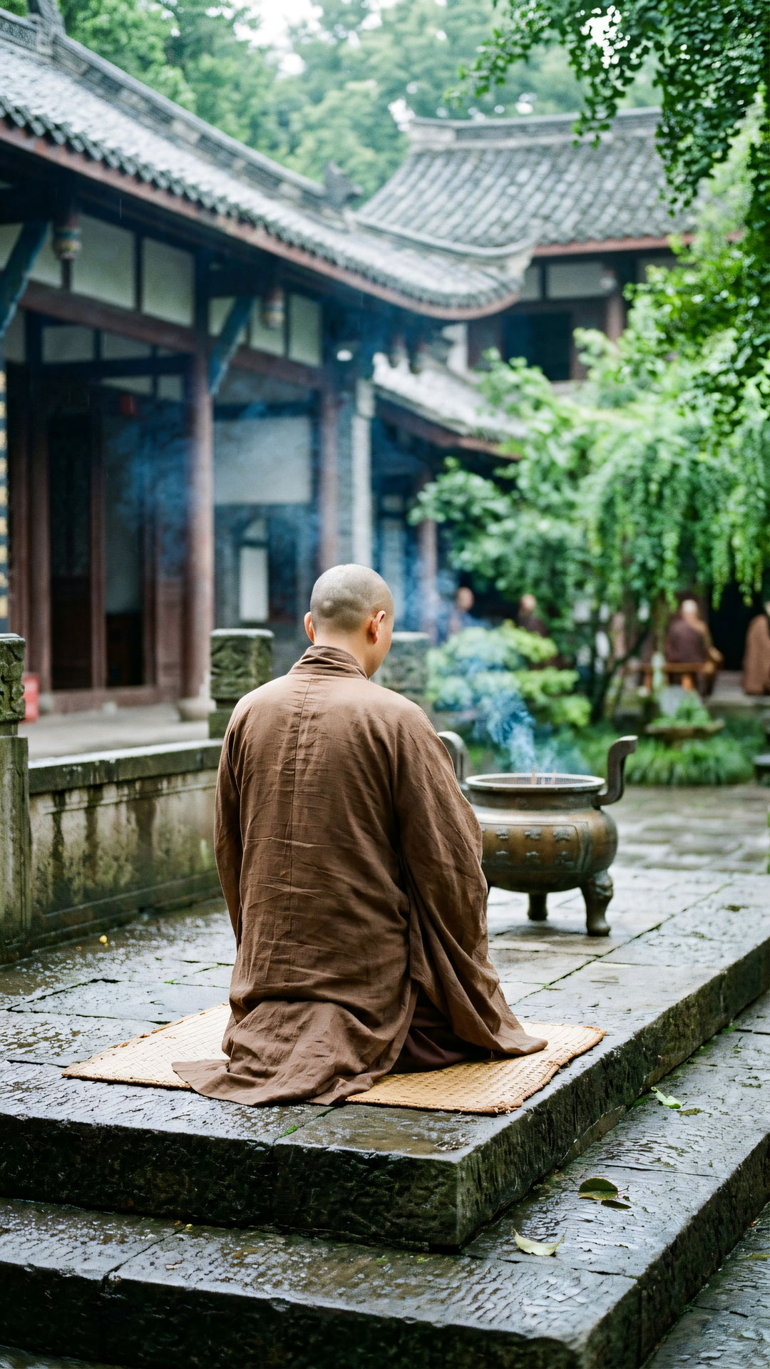 当自作洲渚，自作归依，莫他归依；当以法为洲渚，以法为归依，莫他归依。